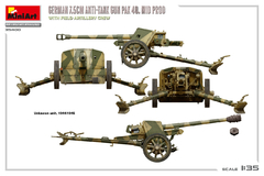 7.5CM PAK 40 Mid c/ artilheiros e munição 1/35 - MiniArt 35400 - comprar online