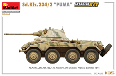 Sd.Kfz. 234/2 Puma c/ interior 1/35 - MiniArt 35414 - Hey Hobby - Modelismo Extraordinário