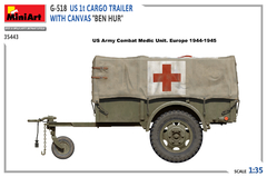 G-518 US 1t CARGO TRAILER c/ Lona “BEN HUR” 1/35 - MiniArt 35443