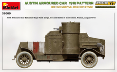 AUSTIN ARMOURED CAR 1918 - Serviço Inglês no Fronte Ocidental 1/35 - MiniArt 39009