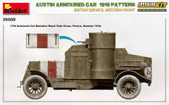 AUSTIN ARMOURED CAR 1918 - Serviço Inglês no Fronte Ocidental 1/35 - MiniArt 39009 na internet