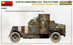 AUSTIN ARMOURED CAR 1918 - Serviço Inglês no Fronte Ocidental 1/35 - MiniArt 39009