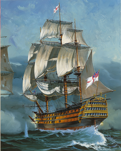 Veleiro HMS Victory 1/225 - Revell 05408 na internet