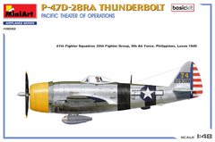 P-47D-28RA THUNDERBOLT PACIFIC THEATER OF OPERATIONS 1/48 - Edição Básica MiniArt 48022 na internet