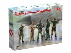 Imagem do US Pilots & Ground Personnel (Guerra do Vietnã) 1/48 - ICM 48087