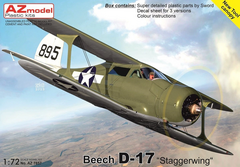 Beech D-17 Staggerwing 1/72 - AZmodel 7857