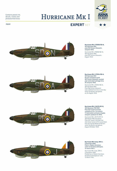 Imagem do Hurricane Mk. I Expert Set 1/72 - Arma Hobby 70019