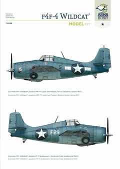 F4F-4 Wildcat 1/72 - Arma Hobby 70048 - Hey Hobby - Modelismo Extraordinário