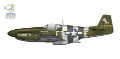 P-51B Mustang 1/72 - Edição Deluxe Arma Hobby 70069 - loja online