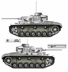 Panzer III Ausf. J 3 em 1 1/16 SEM CAIXA - Das Werk 16002 - loja online