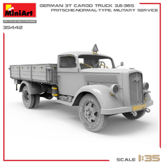 Caminhão Alemão 3t 3,6-36S. Pritsche Comum 1/35 - MiniArt 35442 - comprar online