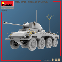 Sd.Kfz. 234/2 Puma 1/35 - MiniArt 35419 - Hey Hobby - Modelismo Extraordinário