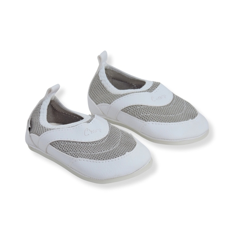 Zapatilla Ergonomica Jazz Gris para Primeros Pasos Pataletas