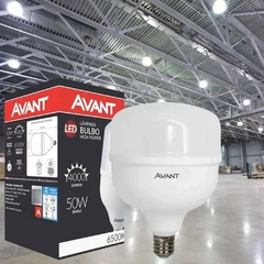 Lâmpada Led 50w Bulbo E27 6500k Branco Frio Bivolt Avant Luz Branco-frio 100v/240v - Lojas Mundo do Led