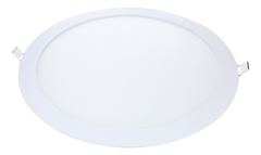 Painel Led Avant Embutir Redondo 30cm 24w Luz Amarela 3000k - comprar online