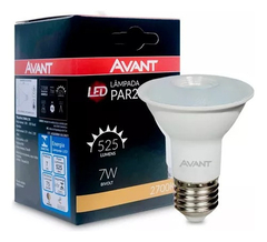 Kit 10 Lampadas Led Par20 7w 2700k E-27 Bivolt Avant na internet