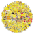 Set de 10 stickers de Pikachu en internet