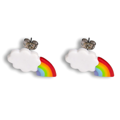 Aros nube con arcoiris en internet