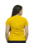 Camiseta 100% Algodão fio 30.1 penteado Amarelo Ouro Feminina (Babylook) na internet