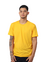 Camiseta 100% Poliéster Anti Pilling Amarelo Ouro Masculina