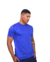 Camiseta 100% Poliéster Anti Pilling Azul Royal Masculina