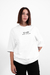 Camiseta Oversized White 'Stoic Thoughts' Woman
