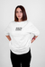 Camiseta Oversized White 'Peaceful Mind' Woman en internet