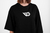 Camiseta Oversized Black 'Stoic Serenity' Woman en internet