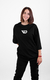 Camiseta Oversized Black 'Stoic Serenity' Woman - tienda online