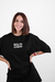 Camiseta Oversized Black 'Peaceful Mind' Woman en internet