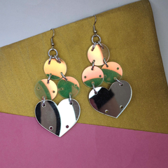 Holo + Hearts Earrings (many colours) - Ease Company