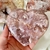 Pink Amethyst Heart, home decor, universal symbol of love, emotional expression, affection and compassion, thoughtful gift, purity and gratitude, limitless love, magical or spiritual soul, birthday present, Valentine's Day gift, 6th wedding anniversary, c
