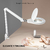 Lampara con Lupa LED Brazo Articulado Blanco Lente 4" | FullEnergy - tienda online