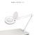 Lampara con Lupa LED Brazo Articulado Blanco Lente 4" | FullEnergy - comprar online