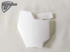 Number plate branco para mini moto Hot 49