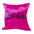 Capa de Almofada Barbie Cetim Pink 40x40cm