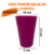 Kit de 25 Copos Twister 750 Ml de Plástico Bebidas Drinks - comprar online