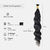 Cabelo Humano Ondulado Castanho - 75cm 150 Gramas na internet