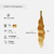 Cabelo Humano Ondulado Loiro Dourado - 45cm 40 Gramas na internet