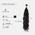 Cabelo Humano Ondulado Castanho - 65cm 50 Gramas na internet