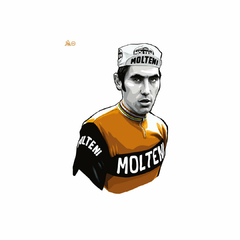 Litografía "Eddy Merckx" por Greg Illustrateur - tienda online