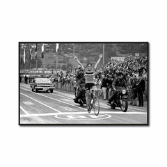 Fotografía del diario L'Équipe "Eddy Merckx campeon del mundo" en internet