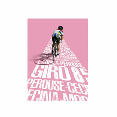 Litografía "Giro 85 Bernard Hinault" por Greg Illustrateur - Moovil