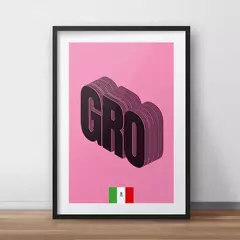 Impresión "Giro d'Italia Tipografía"