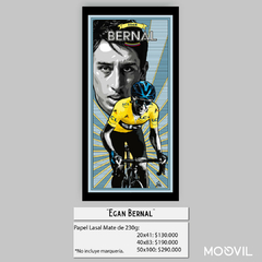 Litografía "Egan Bernal Paris Nice" por Greg Illustrateur