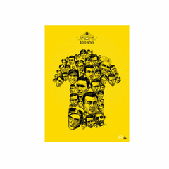 Litografía "Maillot jaune des têtes" por Greg Illustrateur - comprar online