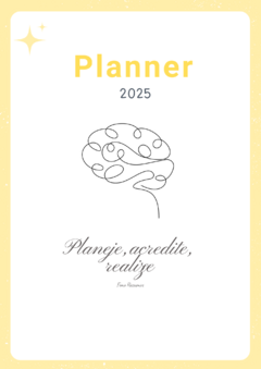 Planner 2025 - Amarelo Neuro