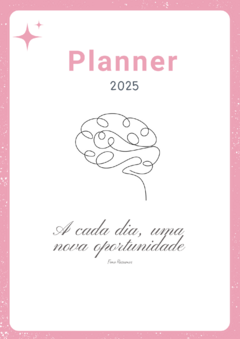 Planner 2025 - Rosa Neuro