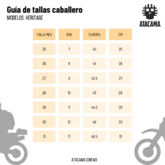 Bota Biker Moto Roen Piel negro Motoclista Atacama en internet