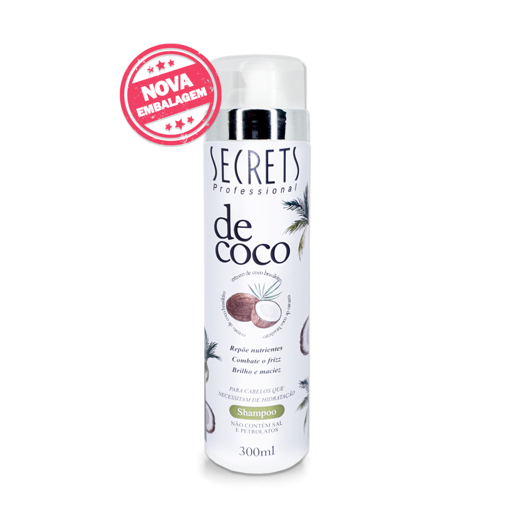 Shampoo 300ml de Coco - Secrets Professional